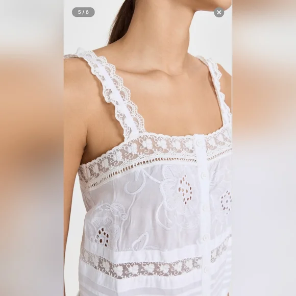 BB Dakota by Steve Madden White Lace Blouse - Picture 4 of 9